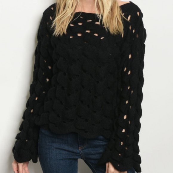 Sweaters - BLACK SWEATER